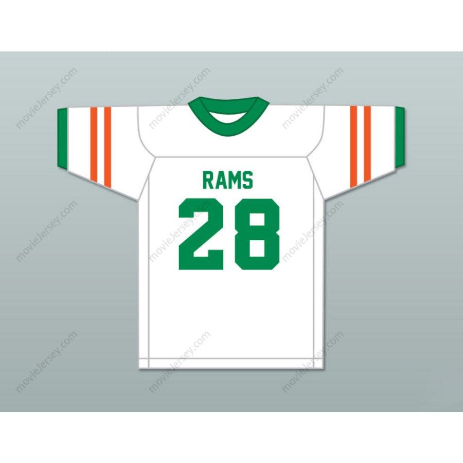 CUSTOM ANY Name Number MARSHALL FAULK 28 G. W. CARVER HIGH SCHOOL RAMS Football Jersey Top Stitched S-6XL