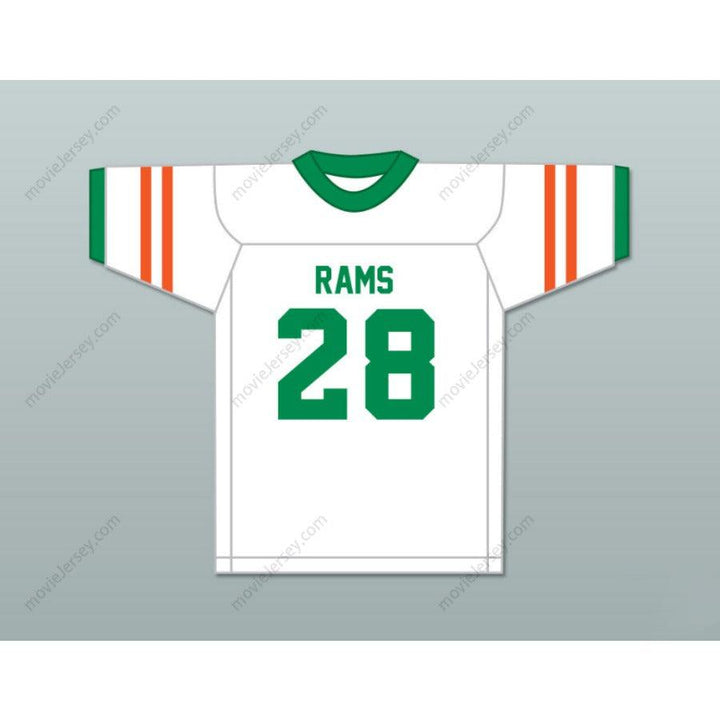 CUSTOM ANY Name Number MARSHALL FAULK 28 G. W. CARVER HIGH SCHOOL RAMS Football Jersey Top Stitched S-6XL