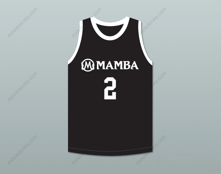 CUSTOM ANY Name Number GIANNA BRYANT 2 MAMBA BALLERS BLACK BASKETBALL JERSEY VERSION 4 Top Stitched S-6XL