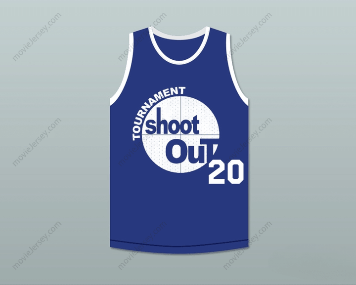 CUSTOM ANY Name Number TOKEN WHITE GUY 52 TOURNAMENT SHOOT OUT BOMBERS BASKETBALL JERSEY ABOVE THE RIM Top Stitched S-6XL