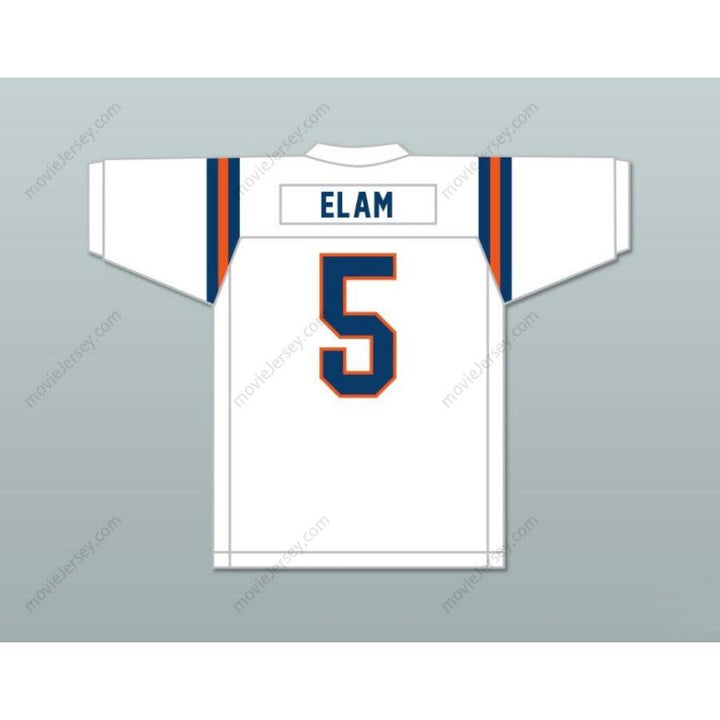 CUSTOM ANY Name Number KAIIR ELAM 5 THE BENJAMIN SCHOOL BUCCANEERS Football Jersey Top Stitched S-6XL