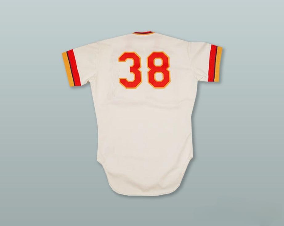 Custom Any Name Number CALGARY CANNONS 38 WHITE BASEBALL JERSEY Top Stitched S-6XL