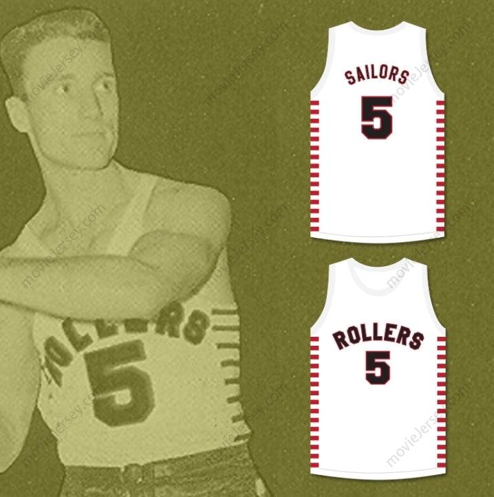 CUSTOM ANY Name Number KENNY SAILORS 5 PROVIDENCE STEAMROLLERS BASKETBALL JERSEY Top Stitched S-6XL