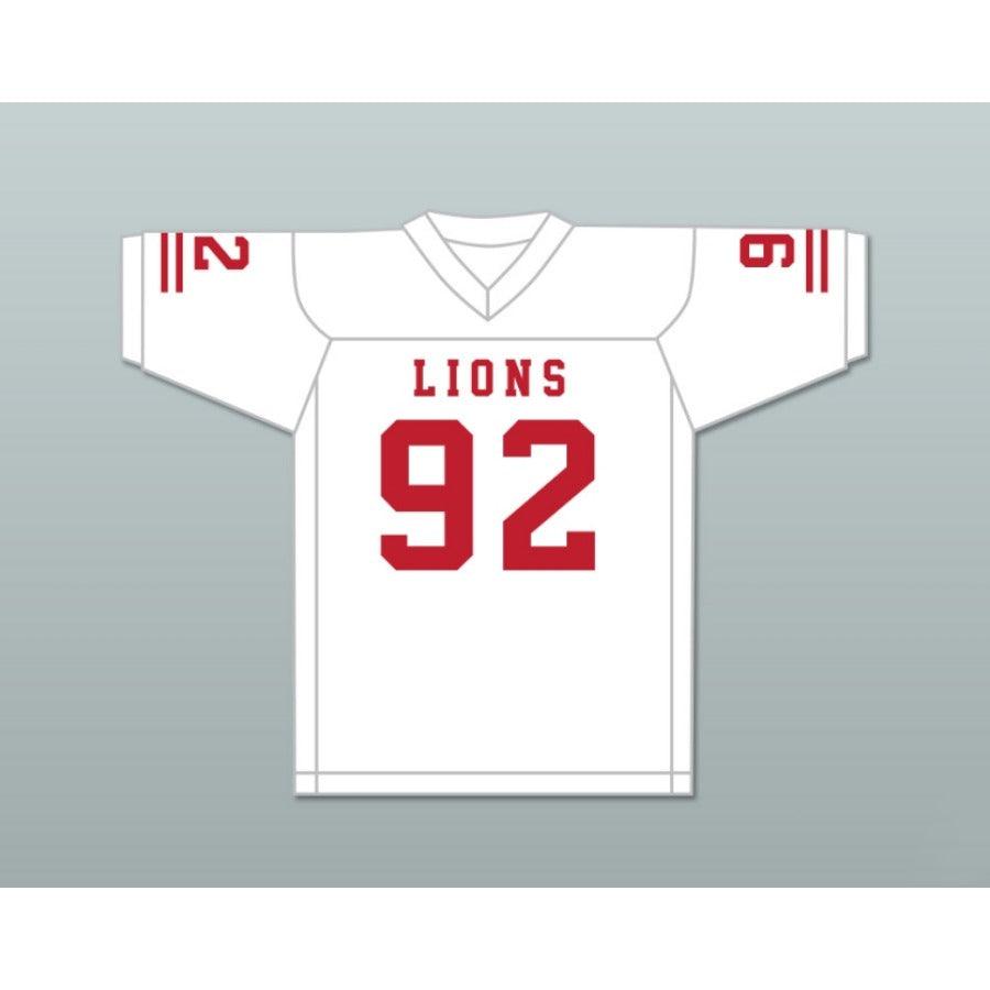 CUSTOM ANY Name NumberMARCEL ANDRY 92 EMCC LIONS FOOTBALL JERSEY INCLUDES PATCHES S-6XL