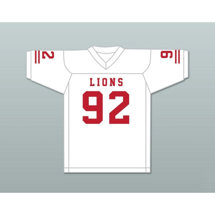 CUSTOM ANY Name NumberMARCEL ANDRY 92 EMCC LIONS FOOTBALL JERSEY INCLUDES PATCHES S-6XL