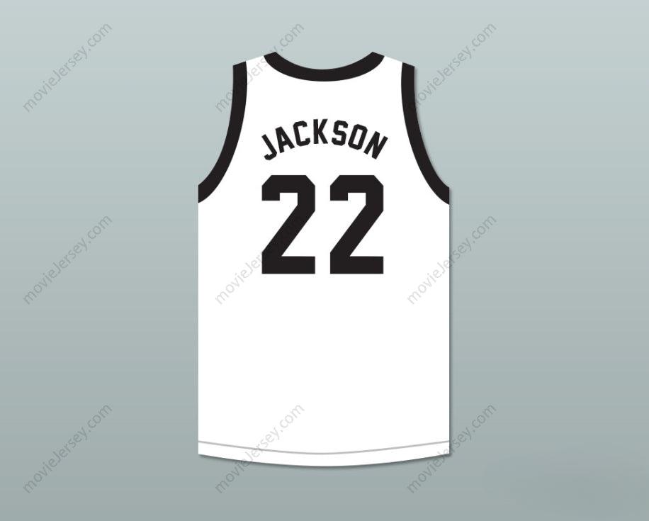 CUSTOM ANY Name Number PHIL JACKSON 22  HIGH SCHOOL COYOTES WHITE BASKETBALL JERSEY Top Stitched S-6XL