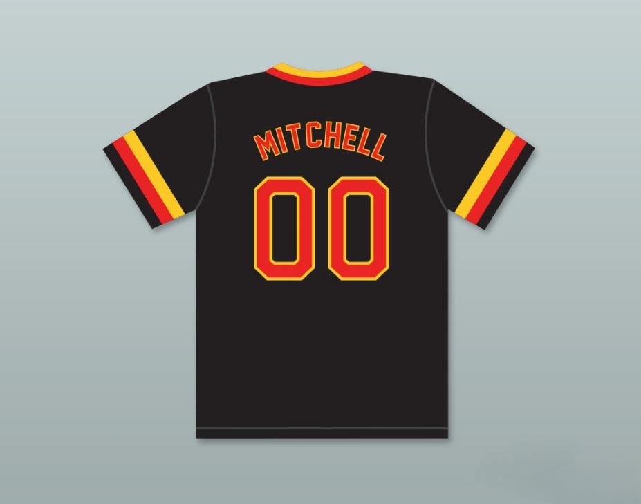 Custom Any Name Number KEL MITCHELL 00 ALL THAT BLACK BASEBALL JERSEY 1 Top Stitched S-6XL