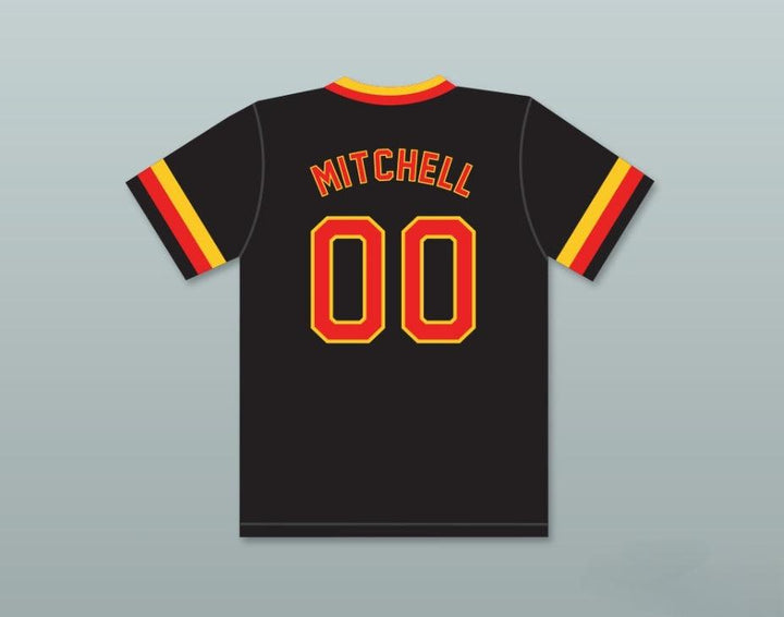 Custom Any Name Number KEL MITCHELL 00 ALL THAT BLACK BASEBALL JERSEY 1 Top Stitched S-6XL