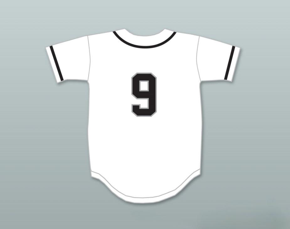 Custom Any Name Number DESIGNATED HITTER 9 WHITE BASEBALL JERSEY Top Stitched S-6XL