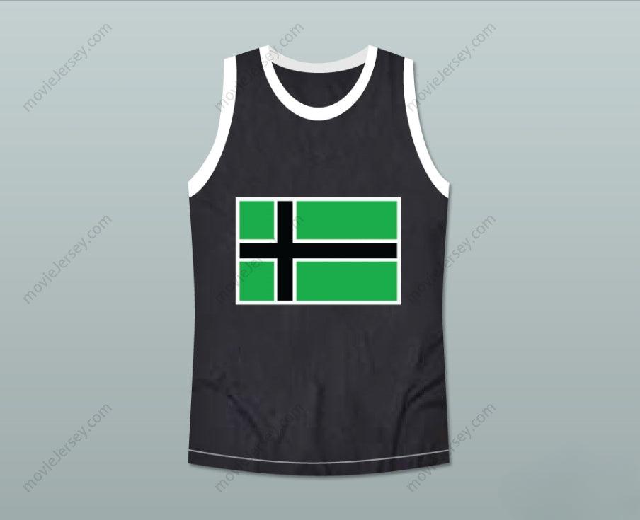 CUSTOM ANY Name Number TYPE 0 NEGATIVE VINNLAND BASKETBALL JERSEY STITCH SEWN Top Stitched S-6XL