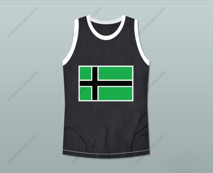 CUSTOM ANY Name Number TYPE 0 NEGATIVE VINNLAND BASKETBALL JERSEY STITCH SEWN Top Stitched S-6XL