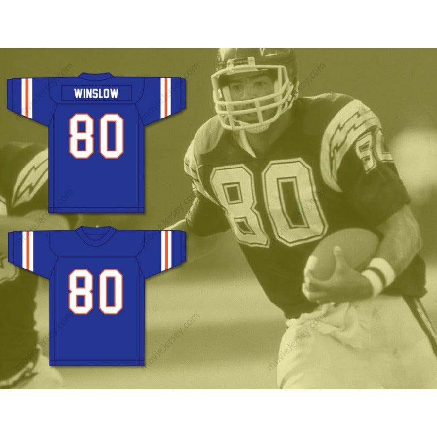 CUSTOM ANY Name Number KELLEN WINSLOW SR 80 EAST SENIOR HIGH SCHOOL FLYERS Football Jersey Top Stitched S-6XL