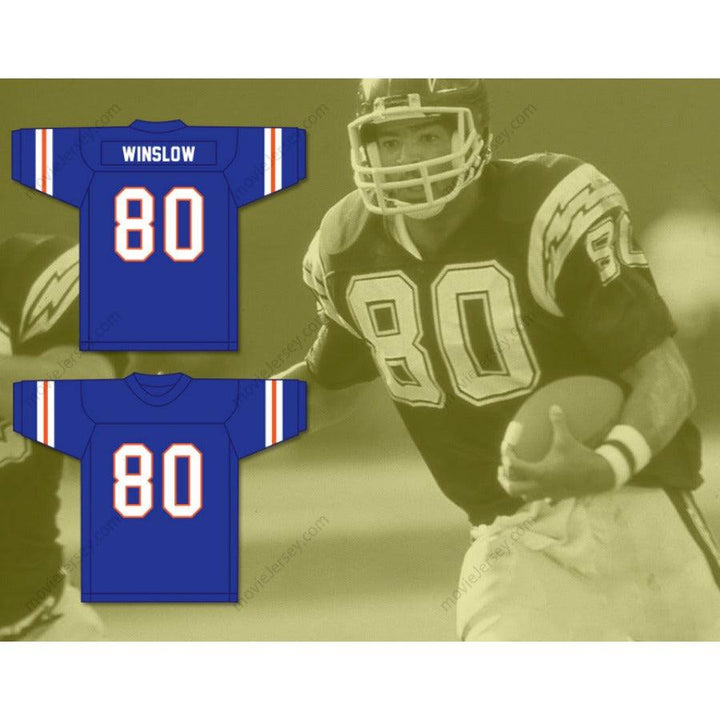 CUSTOM ANY Name Number KELLEN WINSLOW SR 80 EAST SENIOR HIGH SCHOOL FLYERS Football Jersey Top Stitched S-6XL