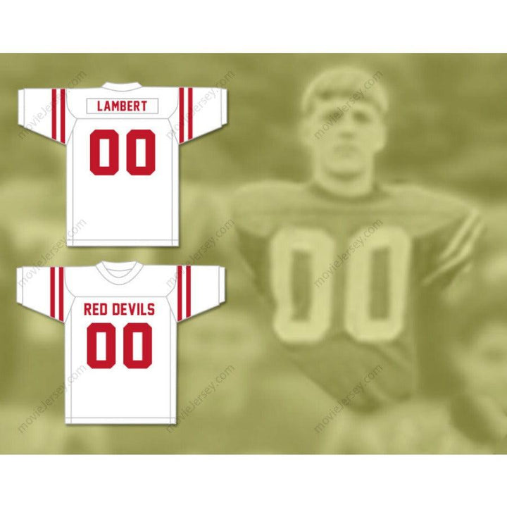 CUSTOM ANY Name Number JACK LAMBERT 00 CRESTWOOD HIGH SCHOOL RED DEVILS RED FOOTBALL JERSEY Top Stitched S-6XL