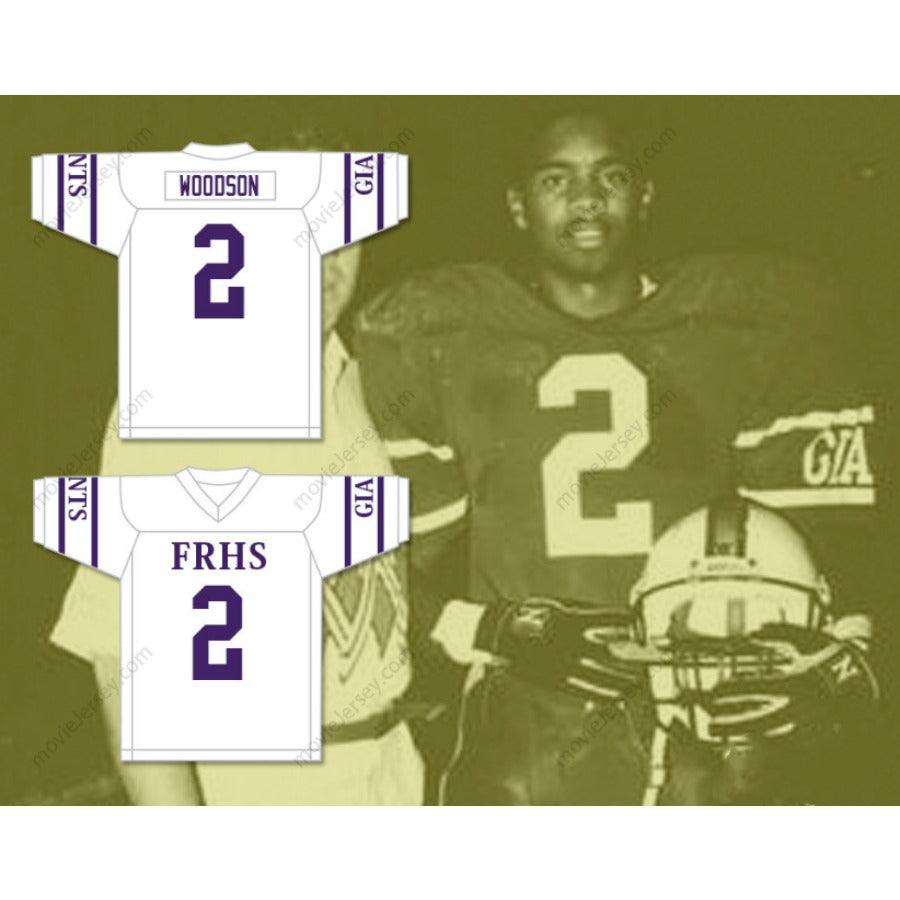 CUSTOM ANY Name Number CHARLES WOODSON 2 FREMONT ROSS HIGH SCHOOL LITTLE GIANTS Football Jersey Top Stitched S-6XL