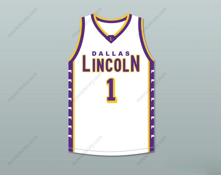 CUSTOM ANY Name Number CHRIS BOSH 1 LINCOLN HIGH SCHOOL  TIGERS WHITE BASKETBALL JERSEY 2 Top Stitched S-6XL