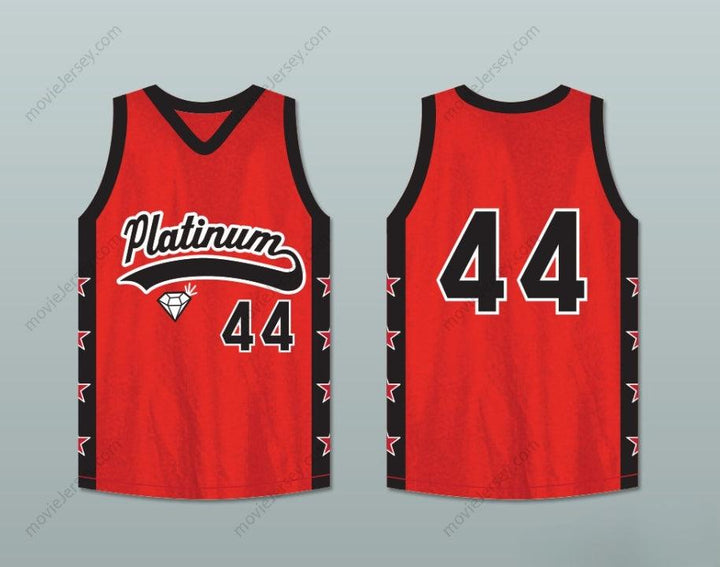 CUSTOM ANY Name Number PLAYER 44 PLATINUM JEWELZ BASKETBALL JERSEY CROSSOVER Top Stitched S-6XL