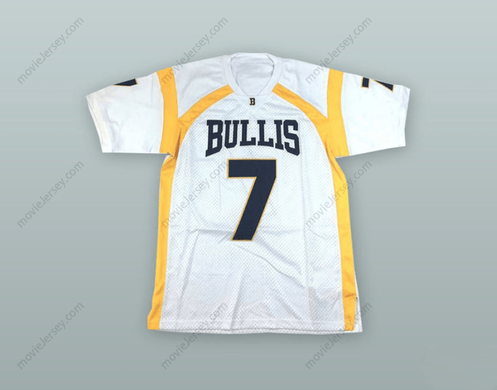 CUSTOM ANY Name Number DWAYNE HASKINS 7 SCHOOL BULLDOGS WHITE FOOTBALL JERSEY Top Stitched S-6XL