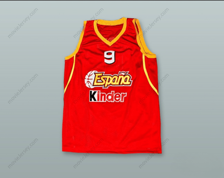 CUSTOM ANY Name Number RICKY RUBIO ESPANA SPAIN BASKETBALL JERSEY Top Stitched S-6XL