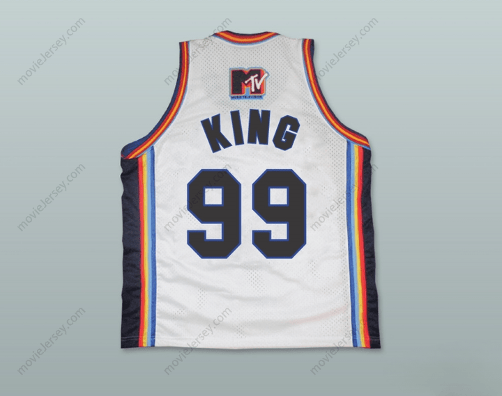 CUSTOM ANY Name Number KING 99 BRICKLAYERS BASKETBALL JERSEY SIXTH ANNUAL ROCK N' JOCK B-BALL JAM 1996 Top Stitched S-6XL
