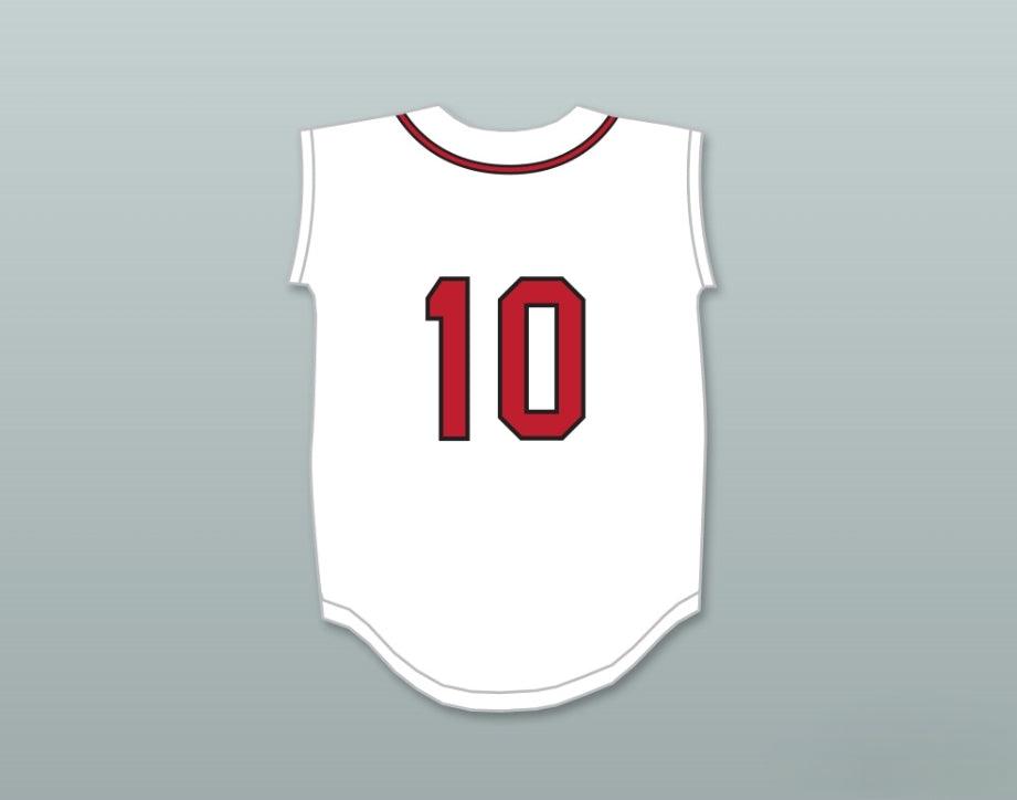 Custom Any Name Number GERRIT COLE 10 LUTHERAN HIGH SCHOOL OF ORANGE COUNTY LANCERS WHITE BASEBALL JERSEY 1 Top Stitched S-6XL