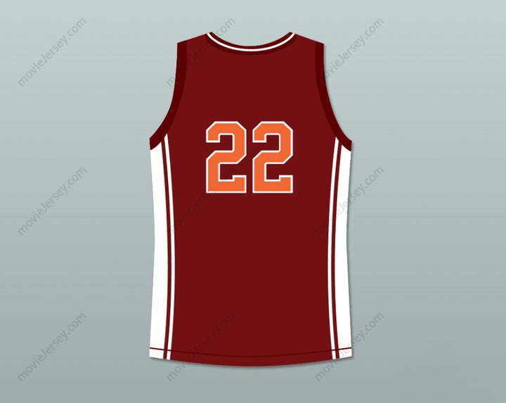 CUSTOM ANY Name Number TIMO CRUZ 22 RICHMOND OILERS HOME BASKETBALL JERSEY COACH CARTER Top Stitched S-6XL