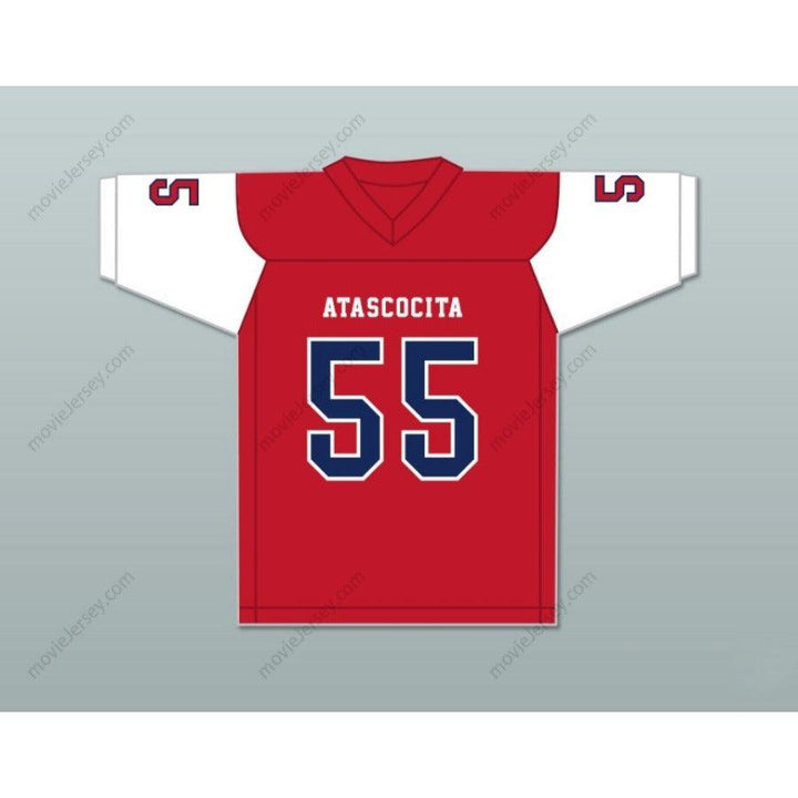 CUSTOM ANY Name Number KENYON GREEN 55 ATASCOCITA HIGH SCHOOL  Football Jersey Top Stitched S-6XL