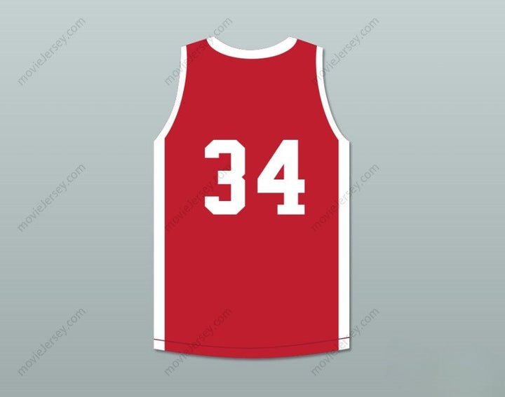 CUSTOM ANY Name Number VOISE WINTERS 34 PUSH EXCEL PRO BASKETBALL CLASSIC RED BASKETBALL JERSEY 1985 CHARITY EVENT Top Stitched S-6XL