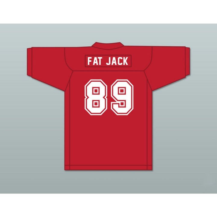 CUSTOM ANY Name Number FAT JACK 89 PUTNAM BADGERS HIGH SCHOOL RED Football Jersey Top Stitched S-6XL