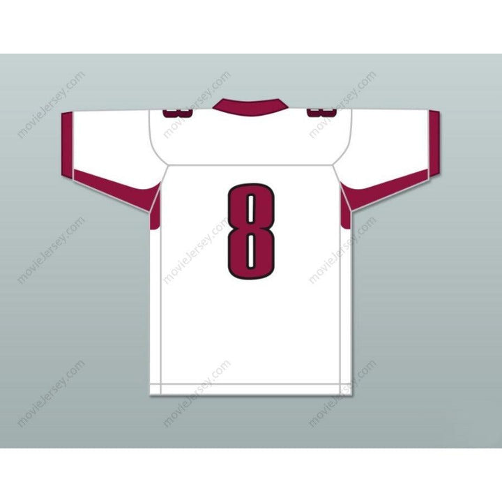 CUSTOM ANY Name Number JOHN METCHIE III 8 ST. JAMES SCHOOL SAINTS WHITE Football Jersey Top Stitched S-6XL