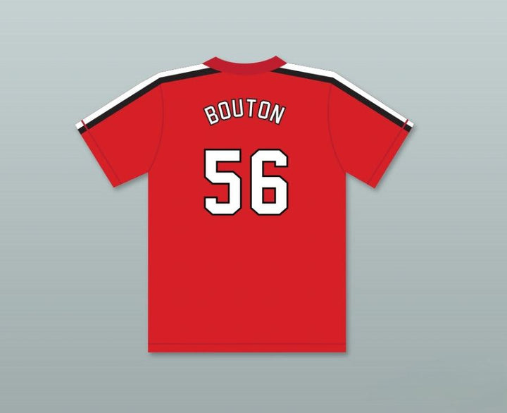 Custom Any Name Number JIM BOUTON 56   RED BASEBALL JERSEY THE BATTERED BASTARDS OF BASEBALL Top Stitched S-6XL