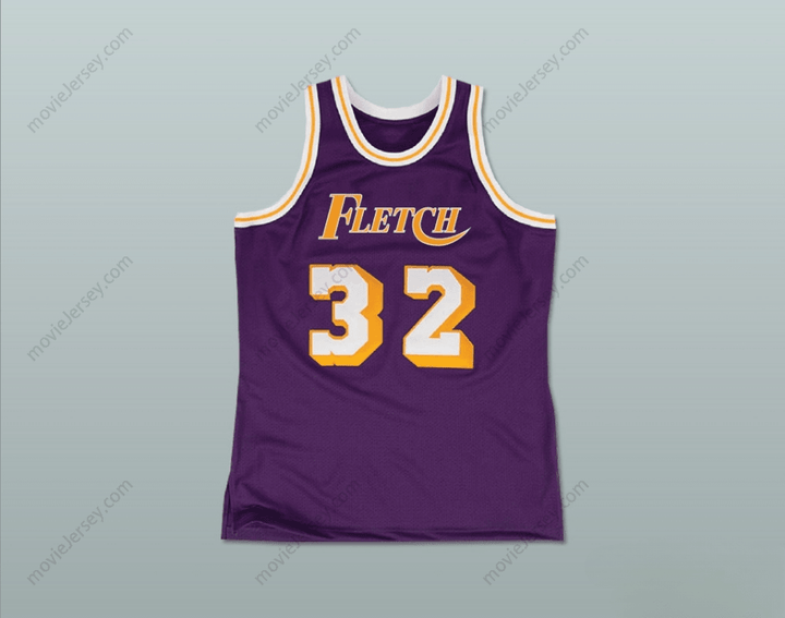 CUSTOM ANY Name Number FLETCH ALIAS SERIES ALAN STANWYCK 32 BASKETBALL JERSEY Top Stitched S-6XL