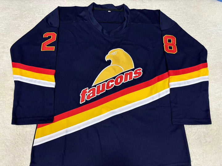 Custom Any Name Number SHERBROOKE FAUCONS QMJHL HOCKEY JERSEY Top Stitched S-6XL