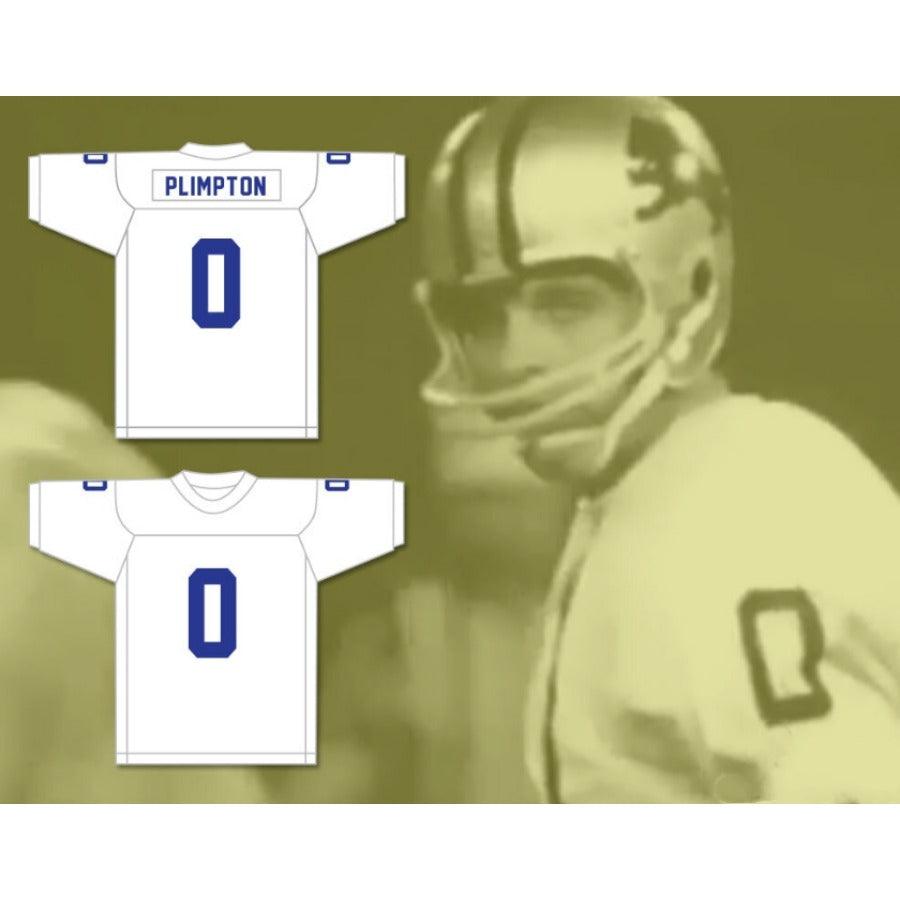 CUSTOM ANY Name Number PAPER LION GEORGE PLIMPTON 0 DETROIT Football Jersey Top Stitched S-6XL