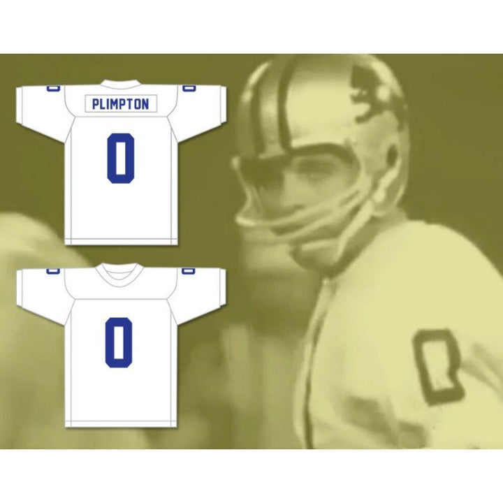 CUSTOM ANY Name Number PAPER LION GEORGE PLIMPTON 0 DETROIT Football Jersey Top Stitched S-6XL