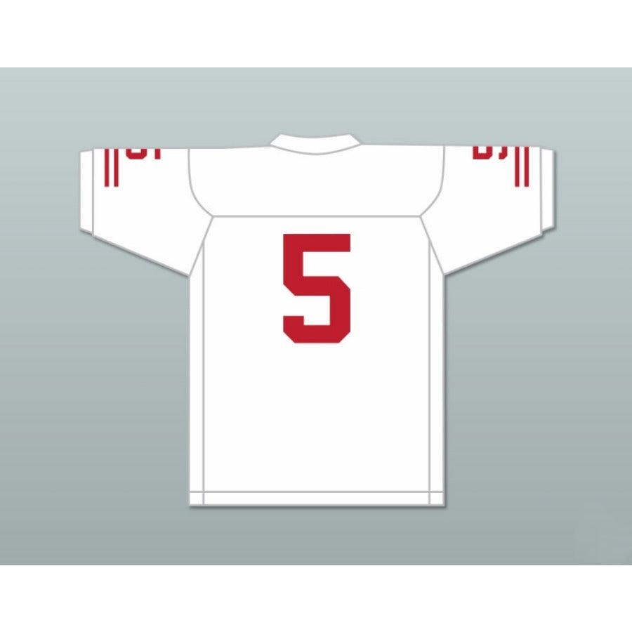 CUSTOM ANY Name Number JOHN FRANKLIN 5 EMCC LIONS ALTERNATE Top Stitched S-6XL