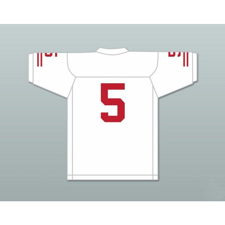 CUSTOM ANY Name Number JOHN FRANKLIN 5 EMCC LIONS ALTERNATE Top Stitched S-6XL