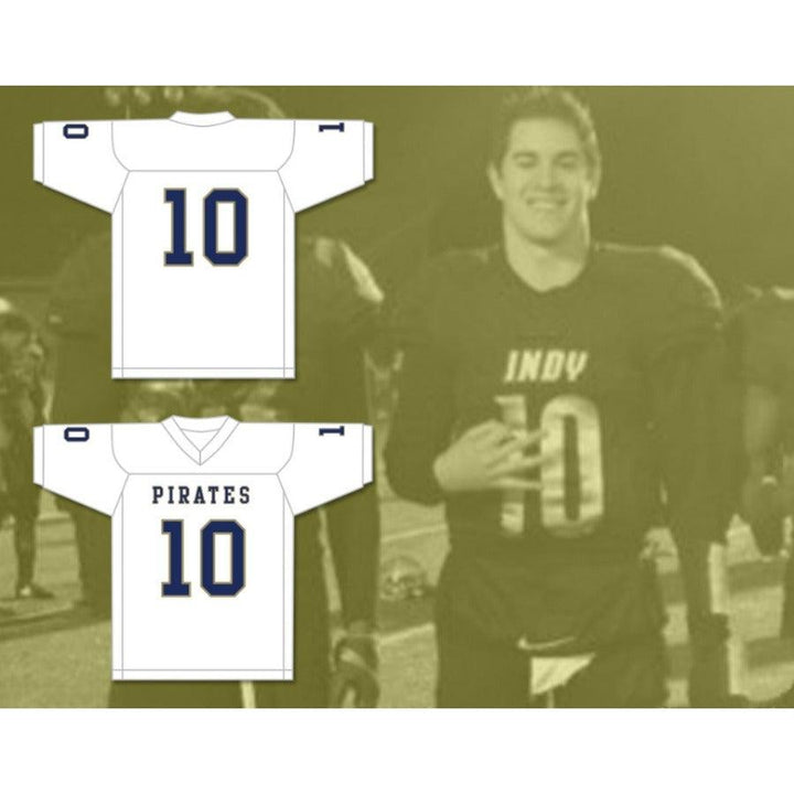 CUSTOM ANY Name Number DRAKE SMITH 10 INDEPENDENCE COMMUNITY COLLEGE PIRATES Football Jersey Top Stitched S-6XL