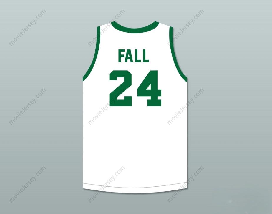 CUSTOM ANY Name Number TACKO FALL 24 JAMIE'S HOUSE CHARTER SCHOOL JAGUARS WHITE BASKETBALL JERSEY 2 Top Stitched S-6XL