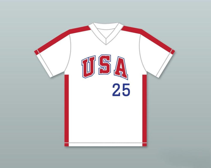 Custom Any Name Number CORY SNYDER 25 1984 USA TEAM WHITE BASEBALL JERSEY Top Stitched S-6XL
