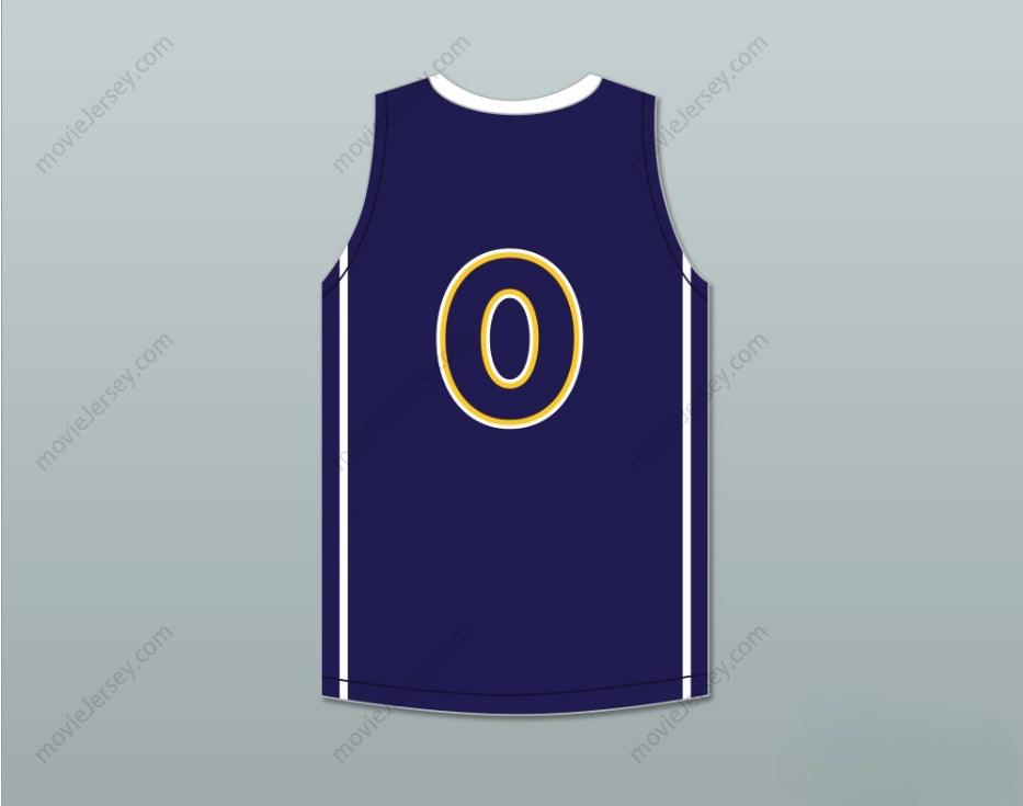 CUSTOM ANY Name Number JAYLEN BROWN 4 WHEELER HIGH SCHOOL WILDCATS NAVY BLUE BASKETBALL JERSEY 1 Top Stitched S-6XL