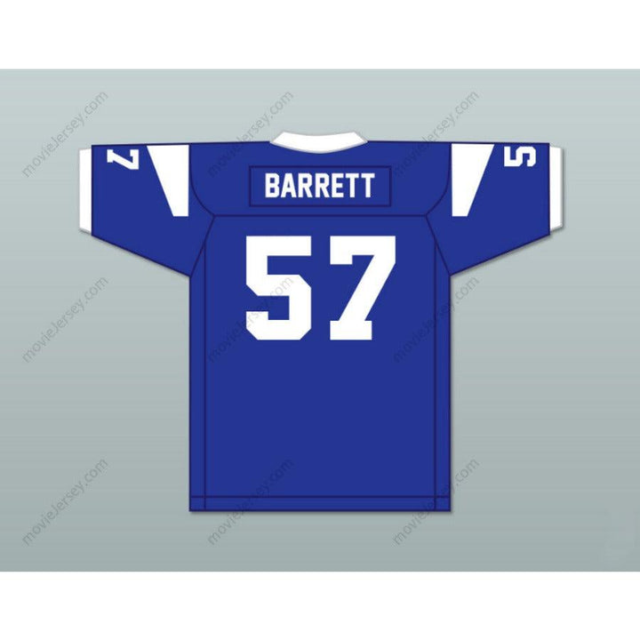 CUSTOM ANY BLUE SHAQUIL BARRETT 57 BOYS TOWN HIGH SCHOOL FOOTBALL JERSEY