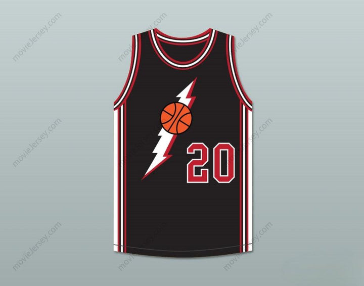 CUSTOM ANY Name Number MICHAEL WARREN MILTON WARREN 20 BLACK BASKETBALL JERSEY IN THE HOUSE Top Stitched S-6XL