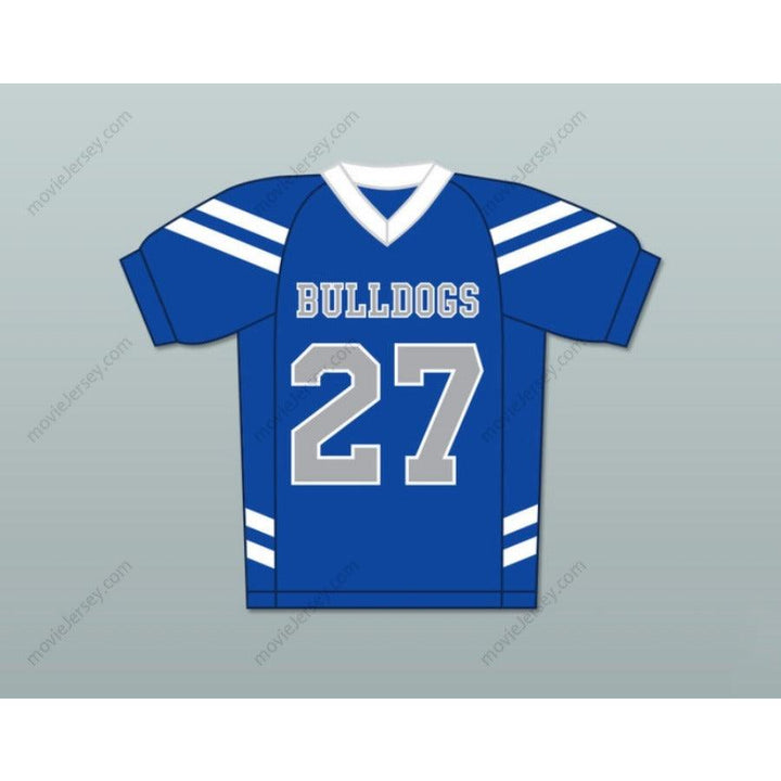 CUSTOM ANY Name Number SAWYER HIGGINS 27 BULLDOGS SCHOOL Football Jersey Top Stitched S-6XL