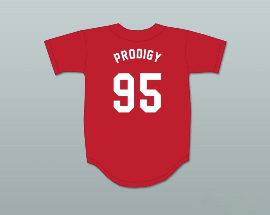 Custom Any Name Number PRODIGY 95 HENNESSY RED BASEBALL JERSEY Top Stitched S-6XL