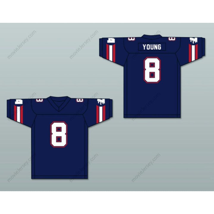 CUSTOM ANY Name Number 1985 USFL STEVE YOUNG 8 LOS ANGELES EXPRESS ROAD Football Jersey Top Stitched S-6XL