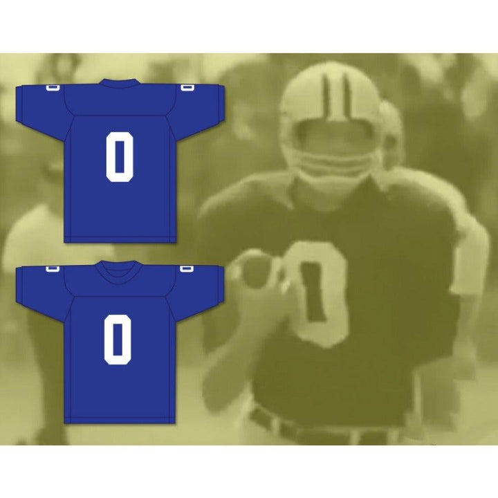 CUSTOM ANY Name Number PAPER LION GEORGE PLIMPTON 0 DETROIT Football Jersey Top Stitched S-6XL