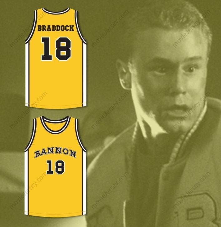 CUSTOM ANY Name Number SCOTT BRADDOCK 18 BANNON HIGH SCHOOL BASKETBALL JERSEY JEEPERS CREEPERS 2 Top Stitched S-6XL