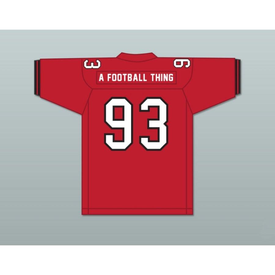 CUSTOM ANY Name Number MADTV SKIT A FOOTBALL THING 93 RED Football Jersey Top Stitched S-6XL