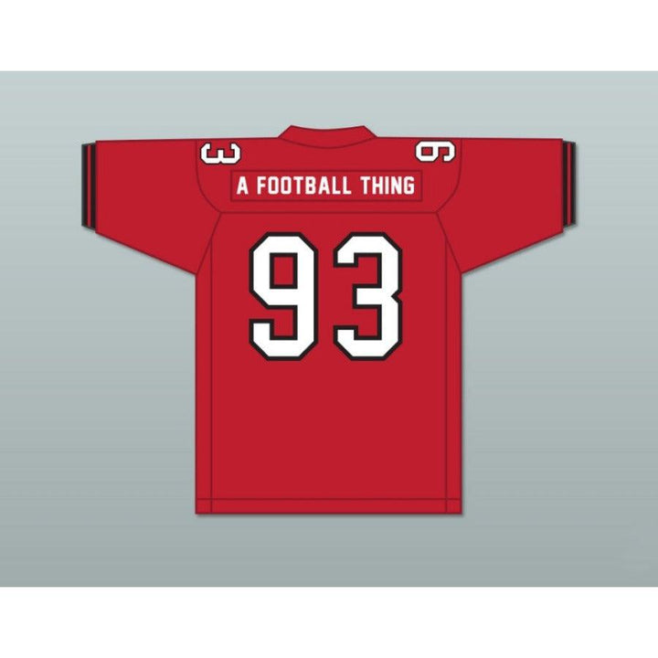 CUSTOM ANY Name Number MADTV SKIT A FOOTBALL THING 93 RED Football Jersey Top Stitched S-6XL